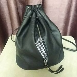 Black Backpack Purse
